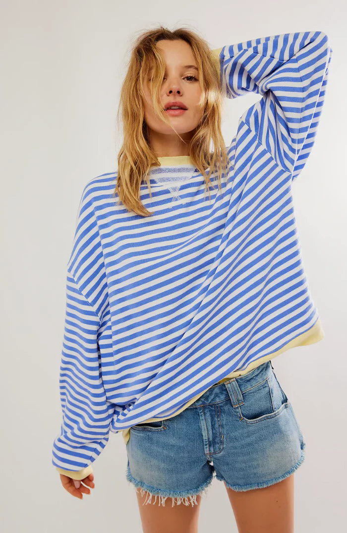 ZEMIRA™ | GESTREIFTER OVERSIZE-PULLOVER