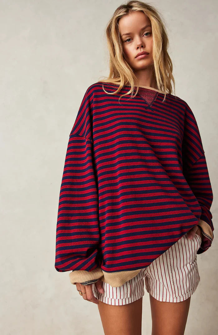 ZEMIRA™ | GESTREIFTER OVERSIZE-PULLOVER