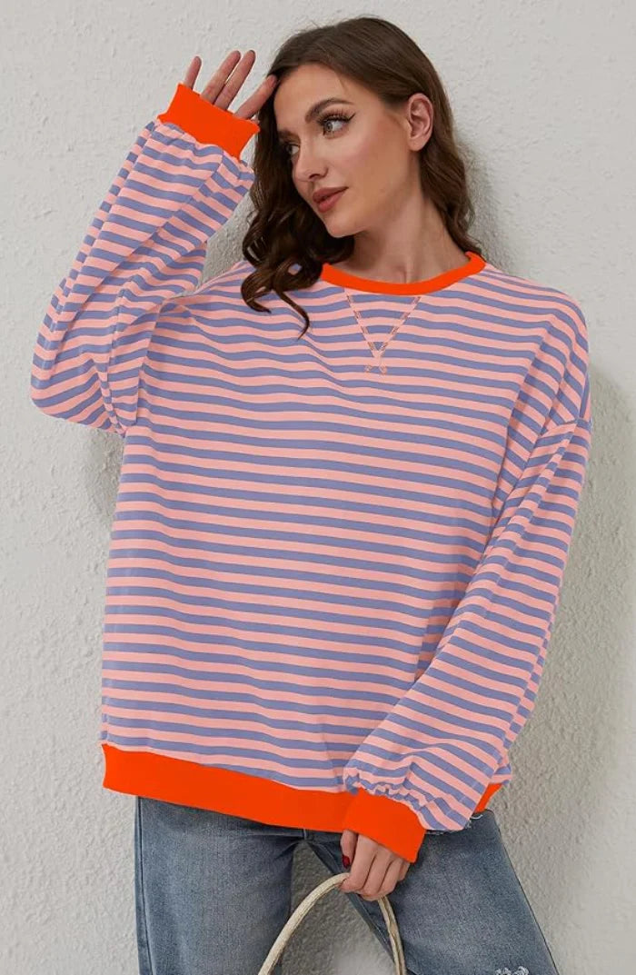 ZEMIRA™ | GESTREIFTER OVERSIZE-PULLOVER