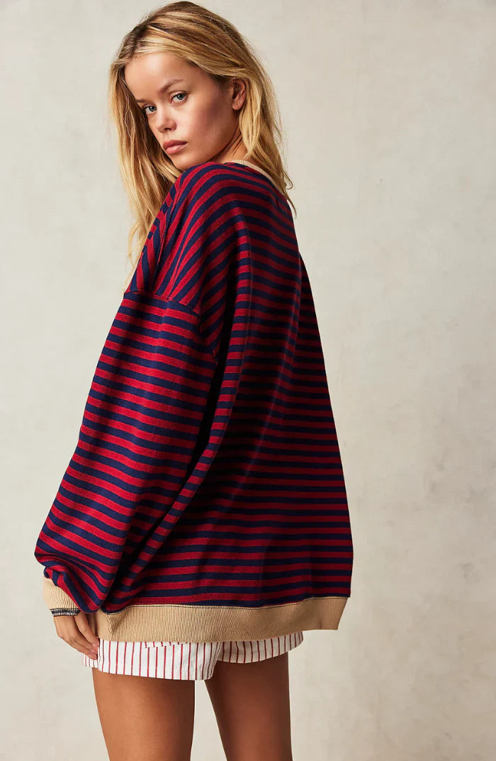 ZEMIRA™ | GESTREIFTER OVERSIZE-PULLOVER