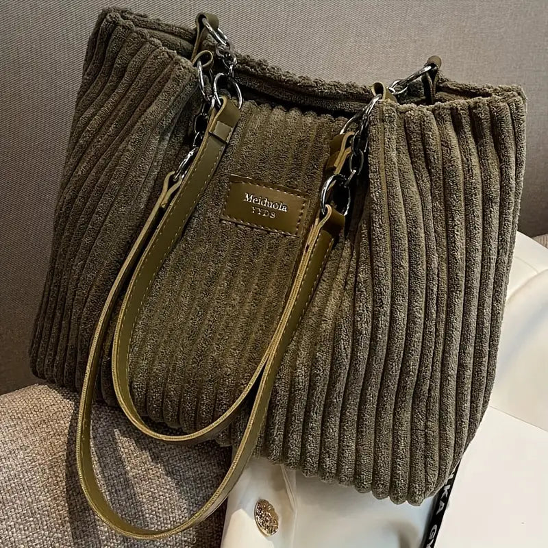 Tessa™ - Corduroy Fluwelen Katoen Tas
