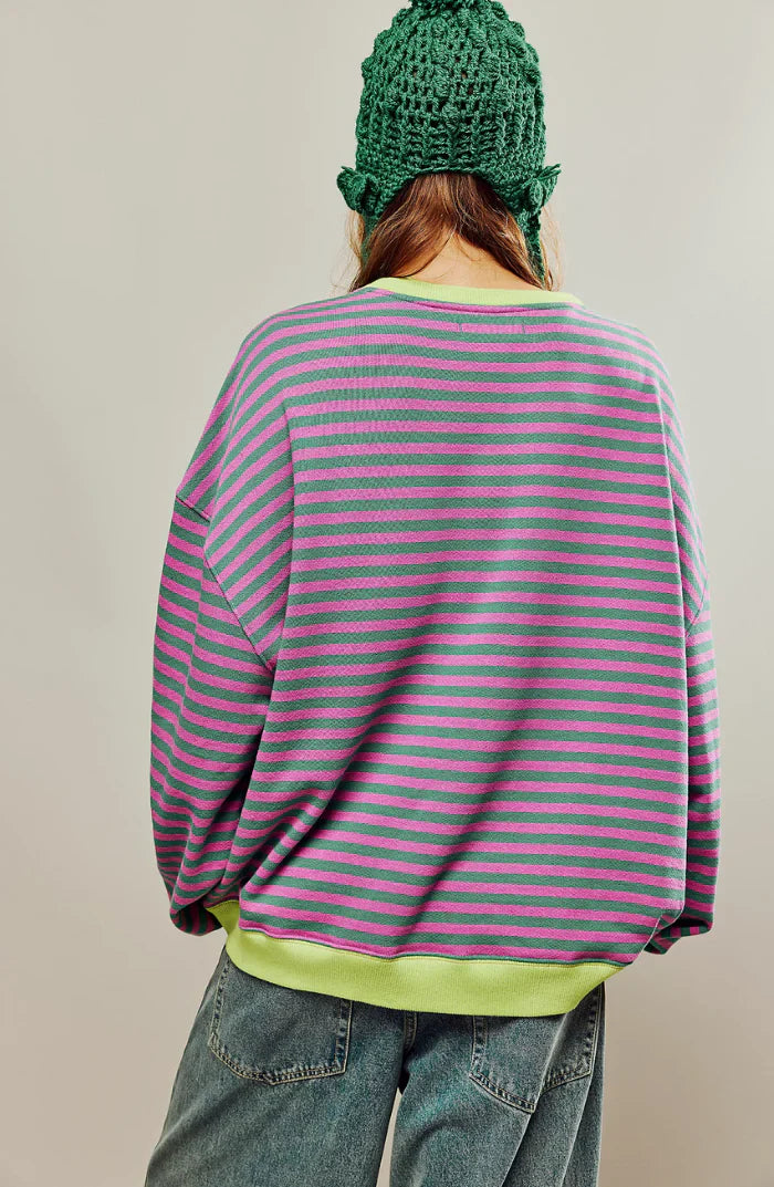 ZEMIRA™ | GESTREIFTER OVERSIZE-PULLOVER