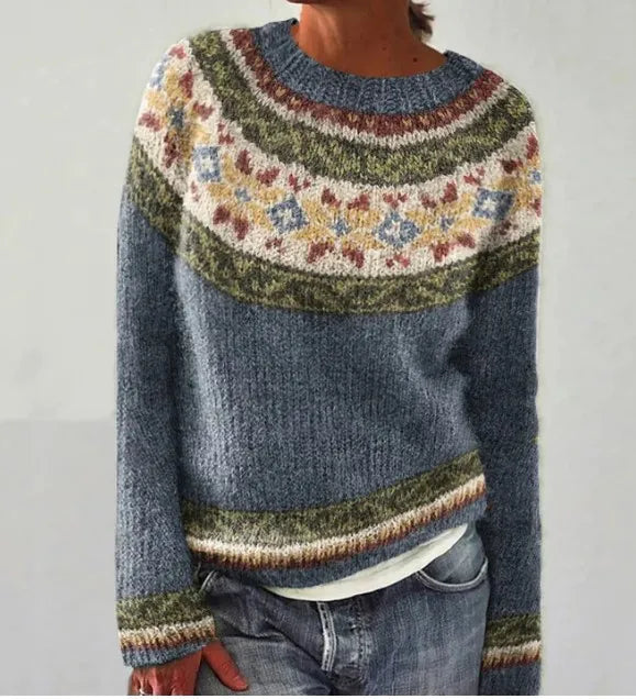 LORENA - PULLOVER MIT RUNDHALSAUSSCHNITT