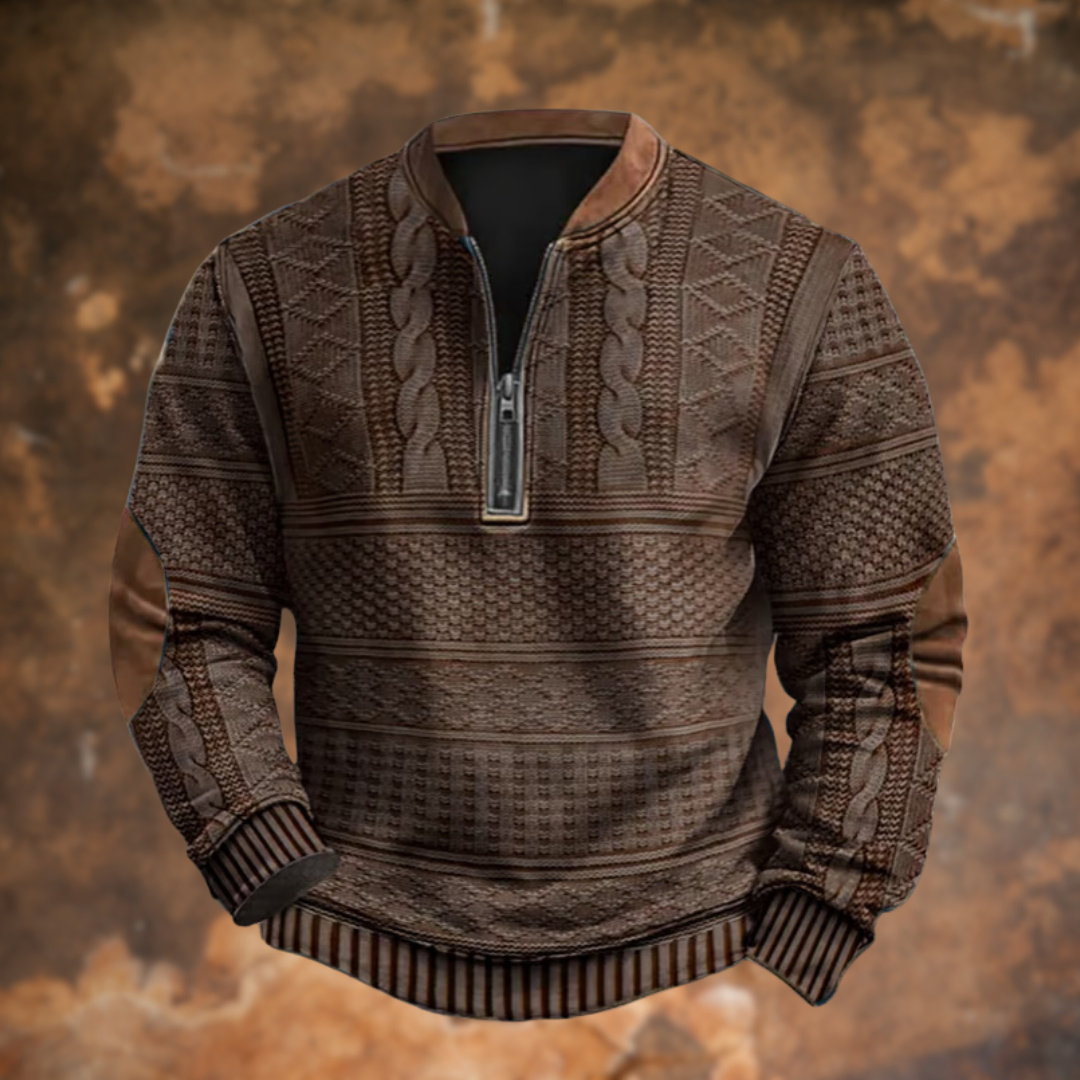 Vito™ - Moderner Casual-Half-Zip-Pullover für Herren