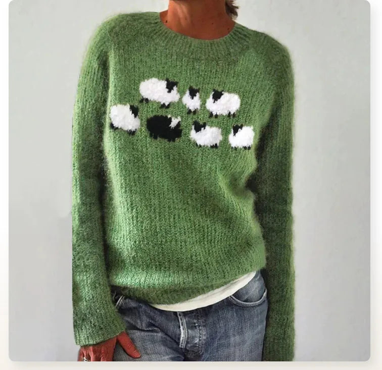 LORENA - PULLOVER MIT RUNDHALSAUSSCHNITT