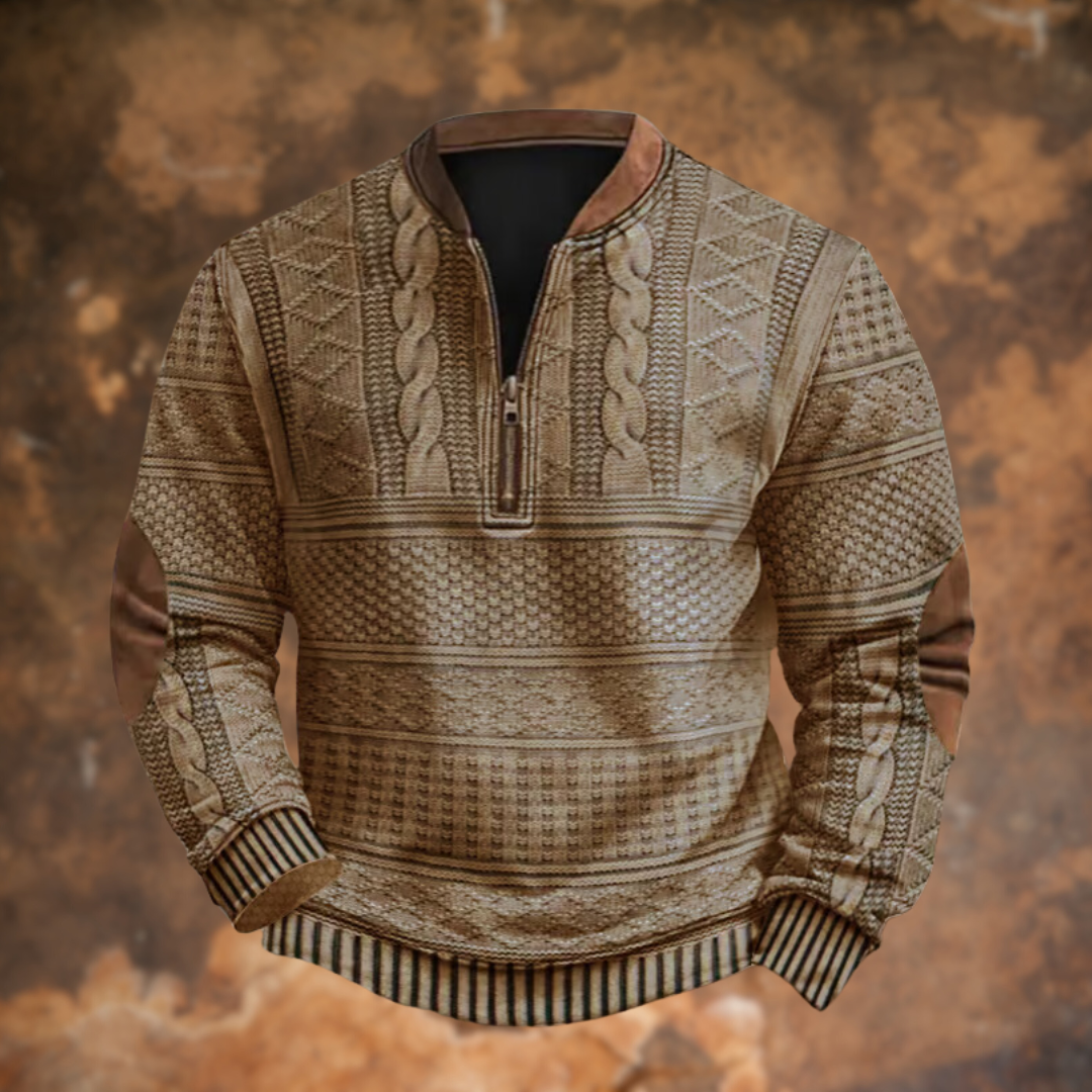 Vito™ - Moderner Casual-Half-Zip-Pullover für Herren