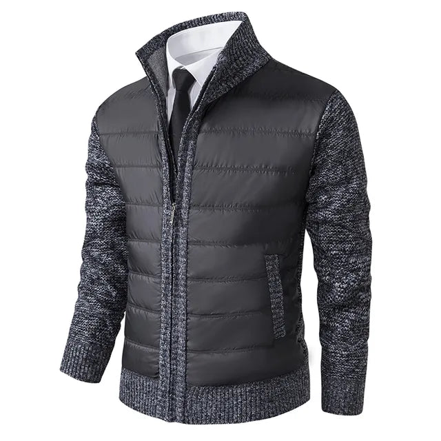 Klassische Herren-Winterstrickjacke