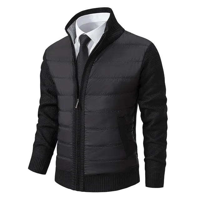 Klassische Herren-Winterstrickjacke