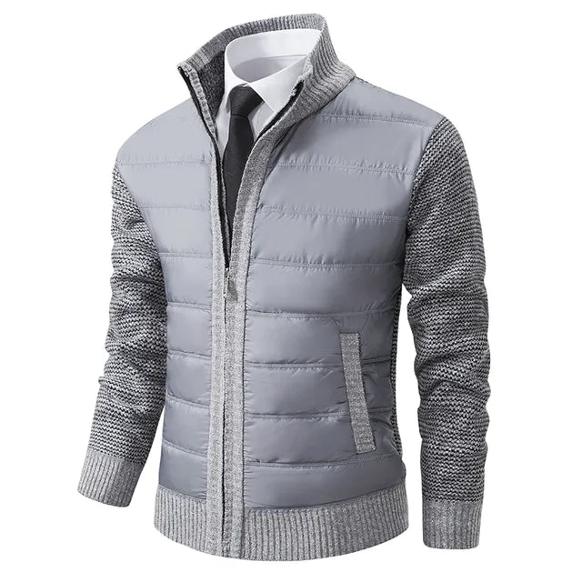 Klassische Herren-Winterstrickjacke