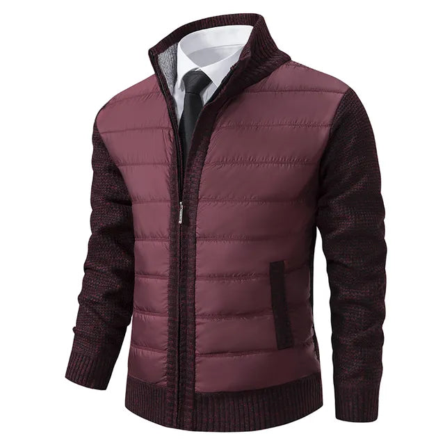Klassische Herren-Winterstrickjacke