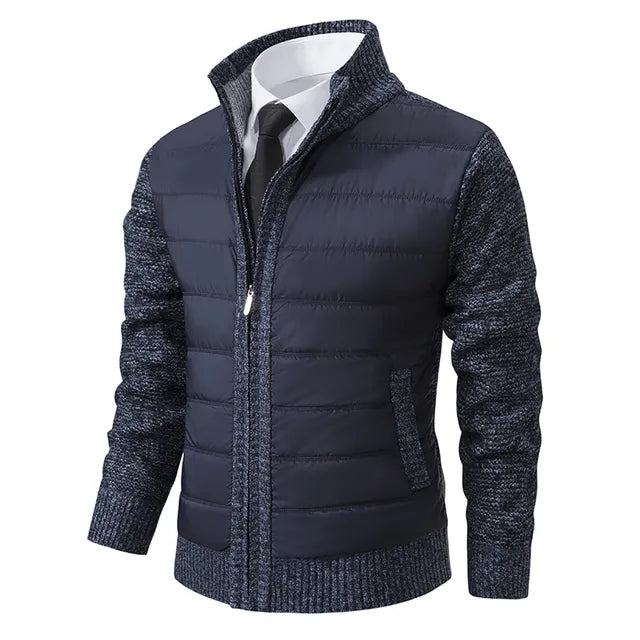 Klassische Herren-Winterstrickjacke