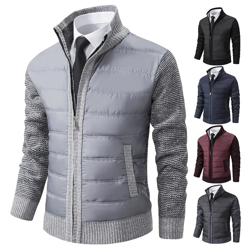 Klassische Herren-Winterstrickjacke