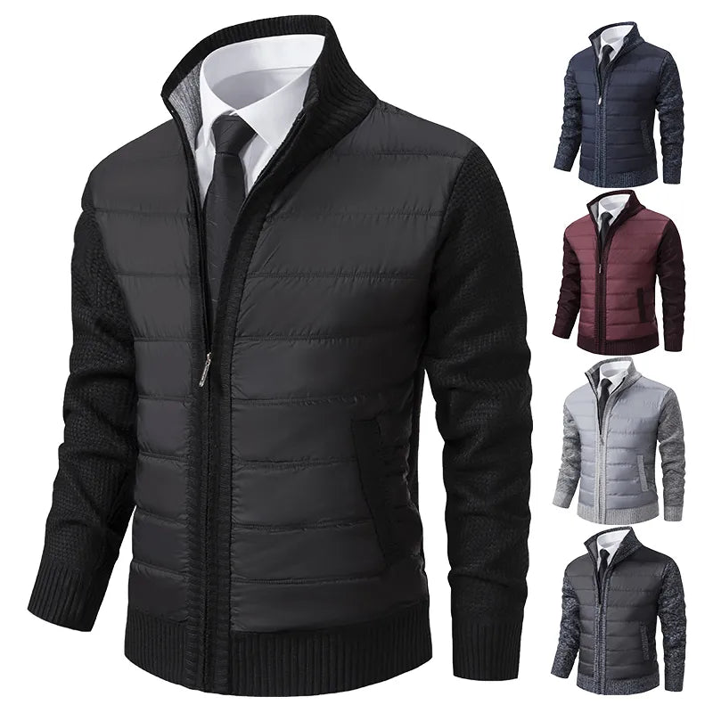 Klassische Herren-Winterstrickjacke