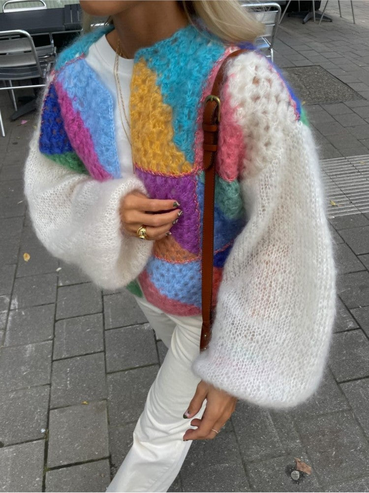 VIVIEN™ | FARBFROHER STRICKPULLOVER
