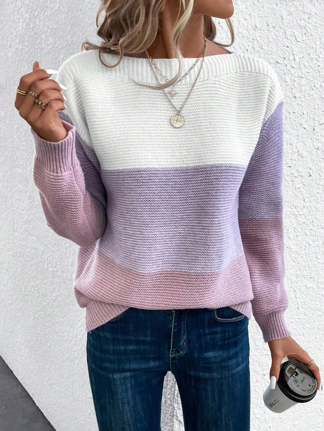 NOVA™ | FARBVERLAUF STRICKPULLOVER