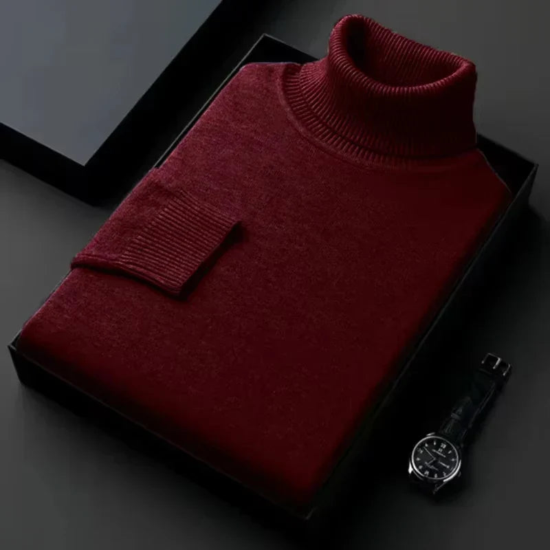 Noah I Klassischer Turtleneck Pullover