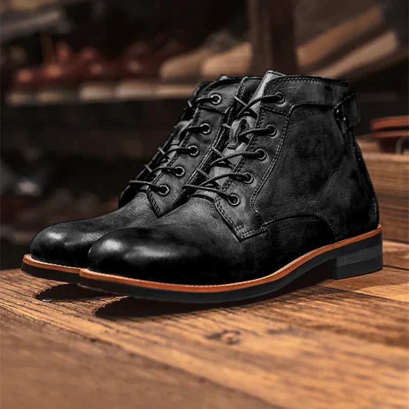 Cassian | Retro Rundnase Herrenstiefel