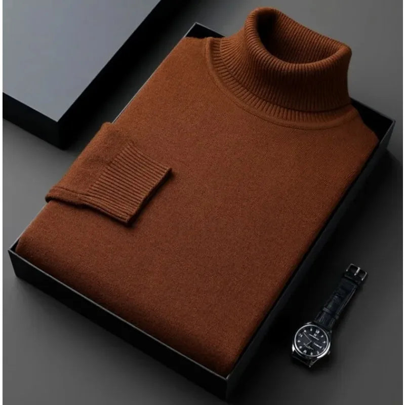 Noah I Klassischer Turtleneck Pullover