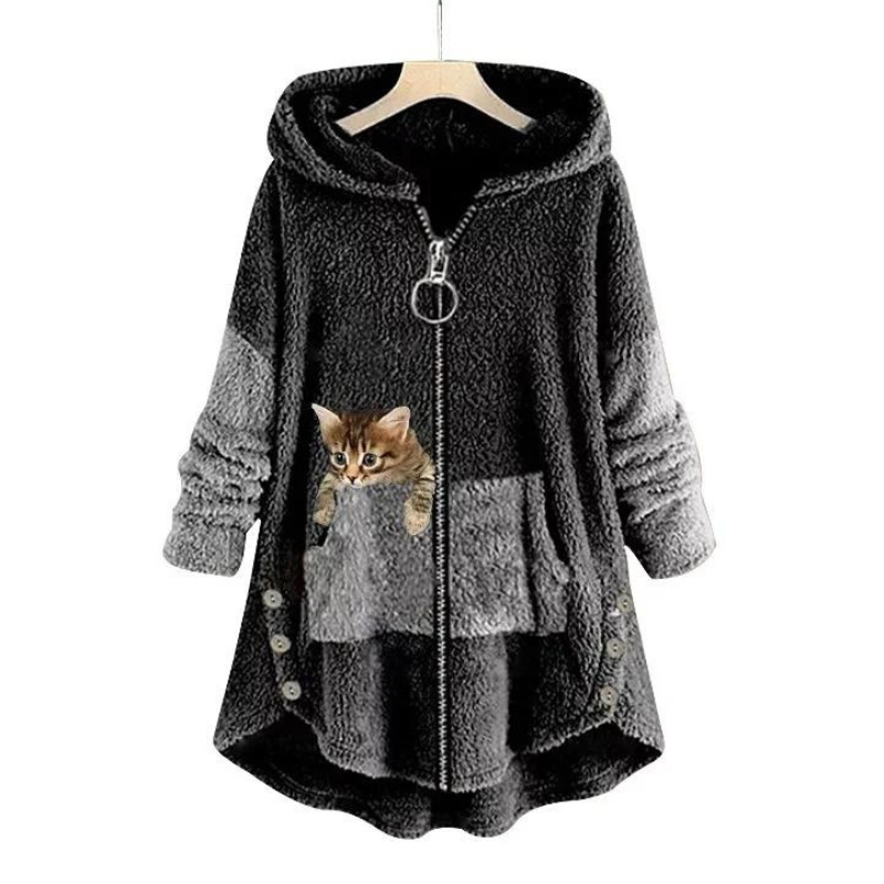 Evelyn | Kuschelige Strickjacke mit Kapuze