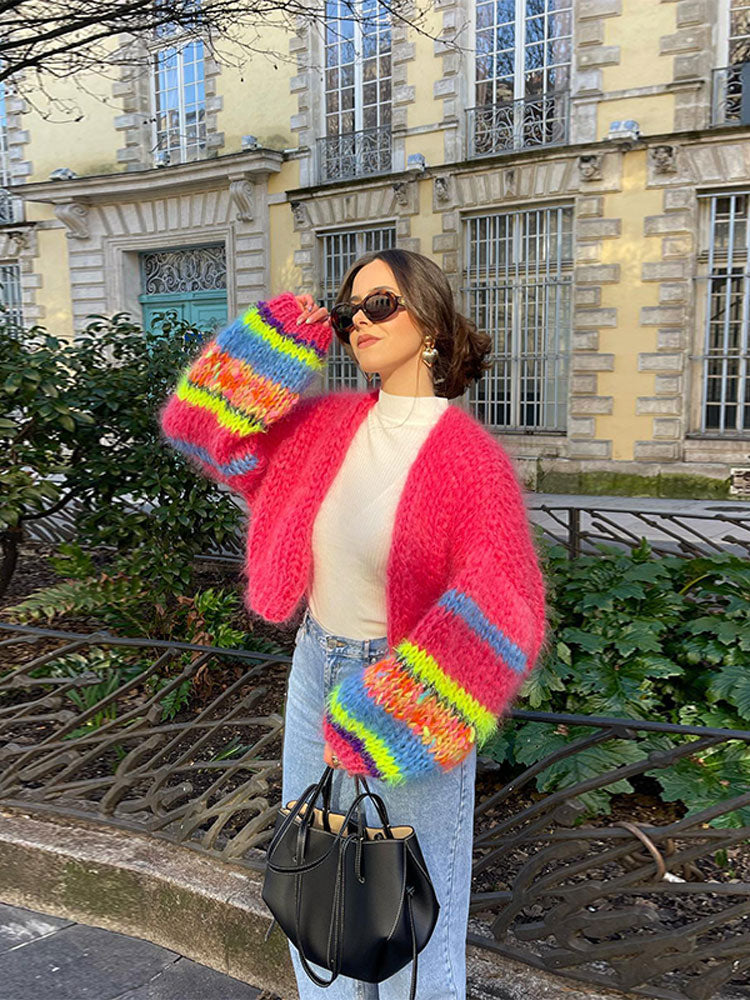 VIVIEN™ | FARBFROHER STRICKPULLOVER