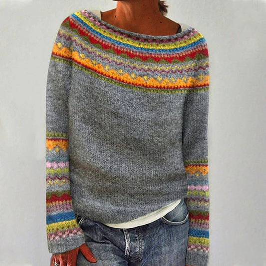 LORENA - PULLOVER MIT RUNDHALSAUSSCHNITT