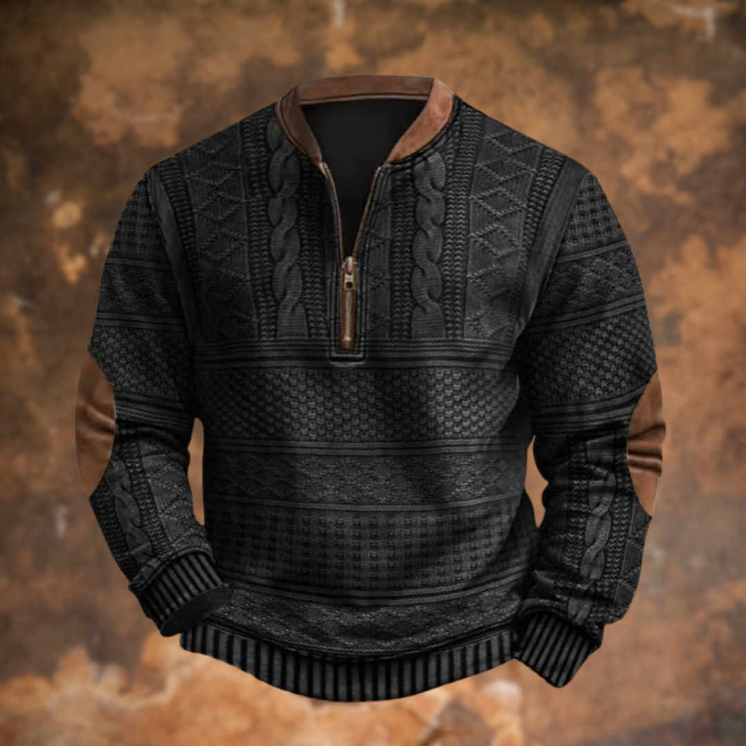 Vito™ - Moderner Casual-Half-Zip-Pullover für Herren