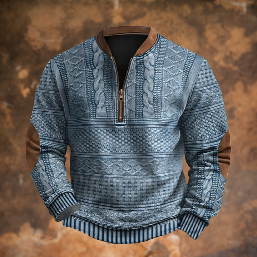 Vito™ - Moderner Casual-Half-Zip-Pullover für Herren