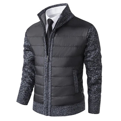 Klassische Herren-Winterstrickjacke