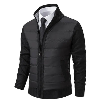 Klassische Herren-Winterstrickjacke