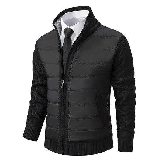 Klassische Herren-Winterstrickjacke