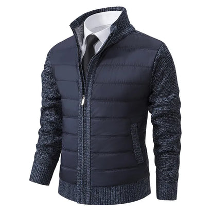 Klassische Herren-Winterstrickjacke