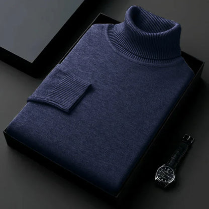 Noah I Klassischer Turtleneck Pullover