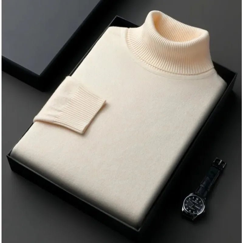 Noah I Klassischer Turtleneck Pullover