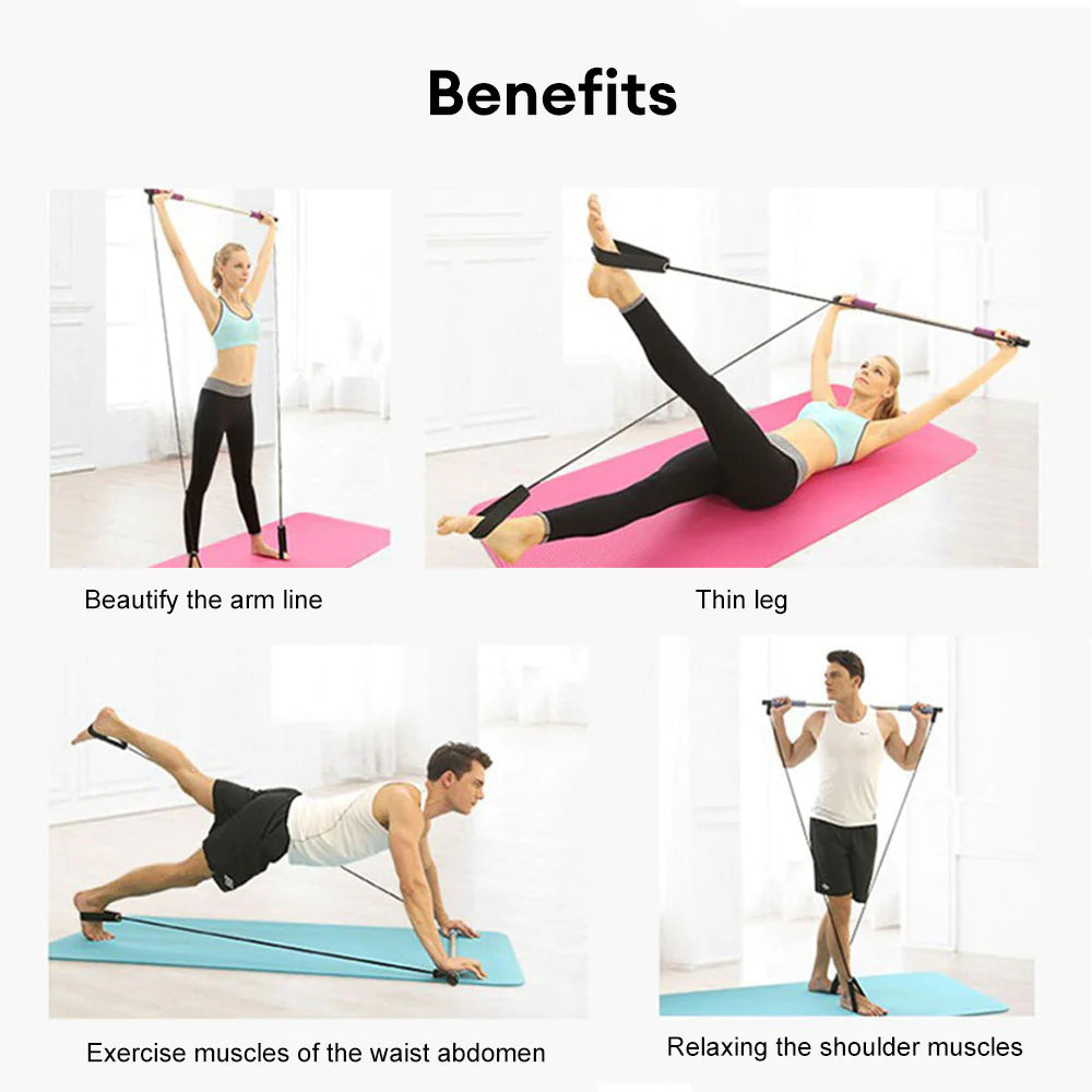 FlexiForm™ Pilates Stang - ENORM MULTIFUNCIONEEL