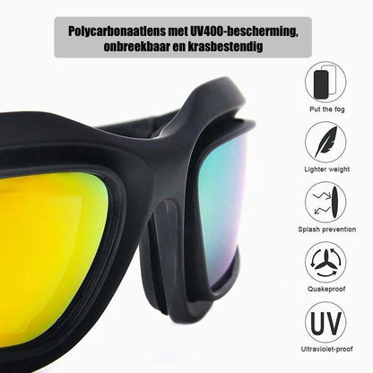 MotoShield™ - Gepolariseerde Motorfiets Zonnebril