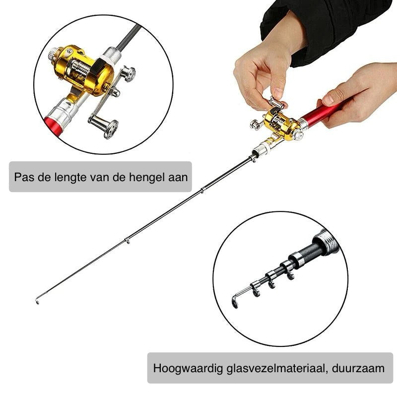 PocketVishengel™ - Draagbaar en gemakkelijk te gebruiken