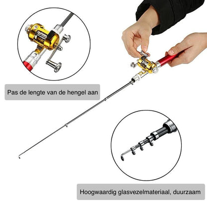 PocketVishengel™ - Draagbaar en gemakkelijk te gebruiken