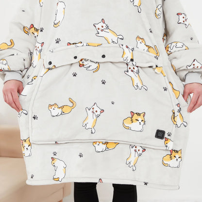 CozyWrap™ - Zachte Elektrische Draagbare Deken