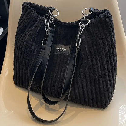 Tessa™ - Corduroy Fluwelen Katoen Tas