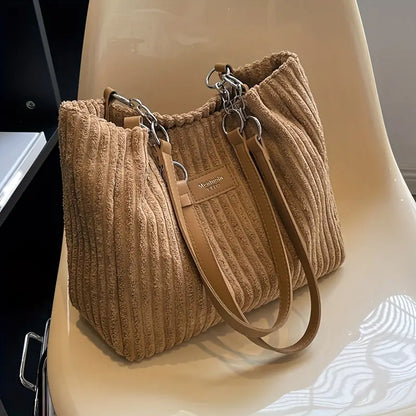 Tessa™ - Corduroy Fluwelen Katoen Tas