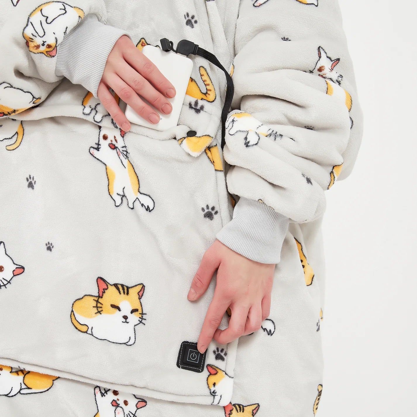 CozyWrap™ - Zachte Elektrische Draagbare Deken