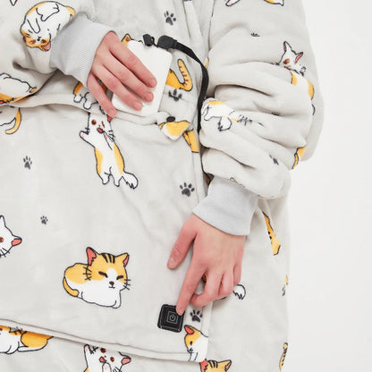 CozyWrap™ - Zachte Elektrische Draagbare Deken